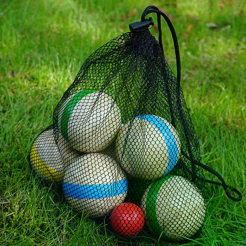 Bocce Ball Lawn - Durable Wooden Bocce Balls for Outdoor