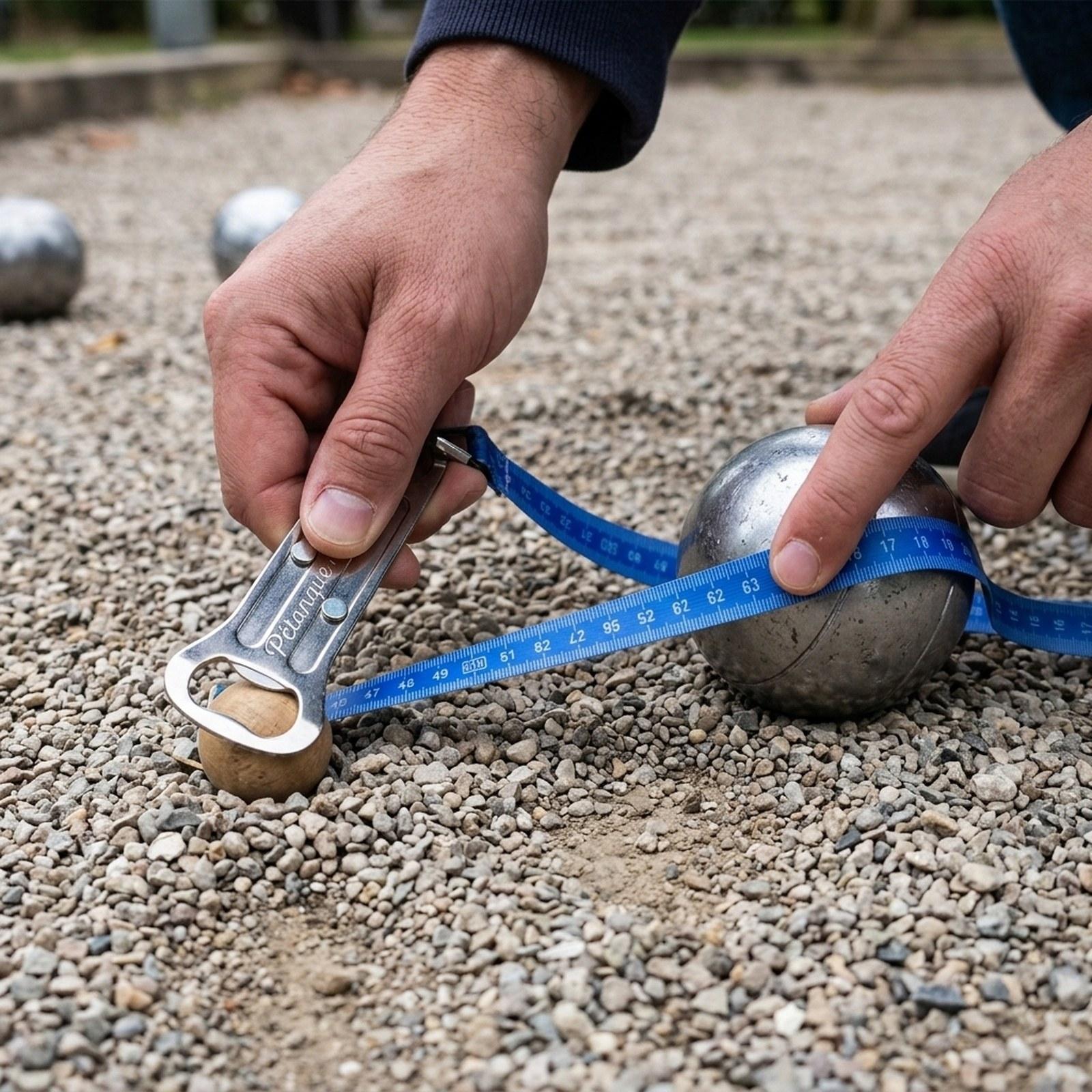 Bocce Ball Lawn - Bocce Ball Measuring Tool, with Marked