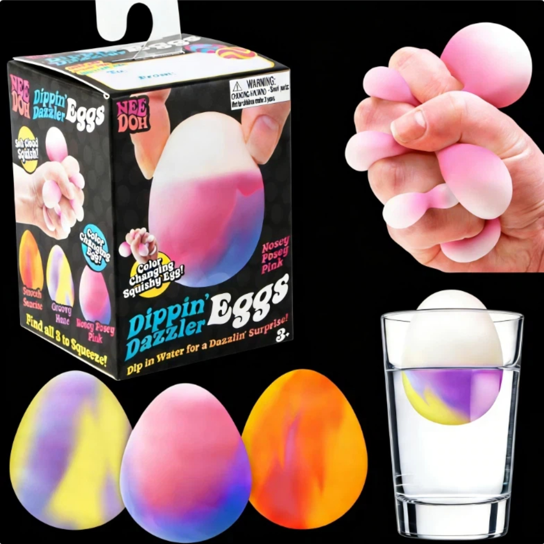 Party Games Easter Egg - New Nee doh Golden Egg Hunt