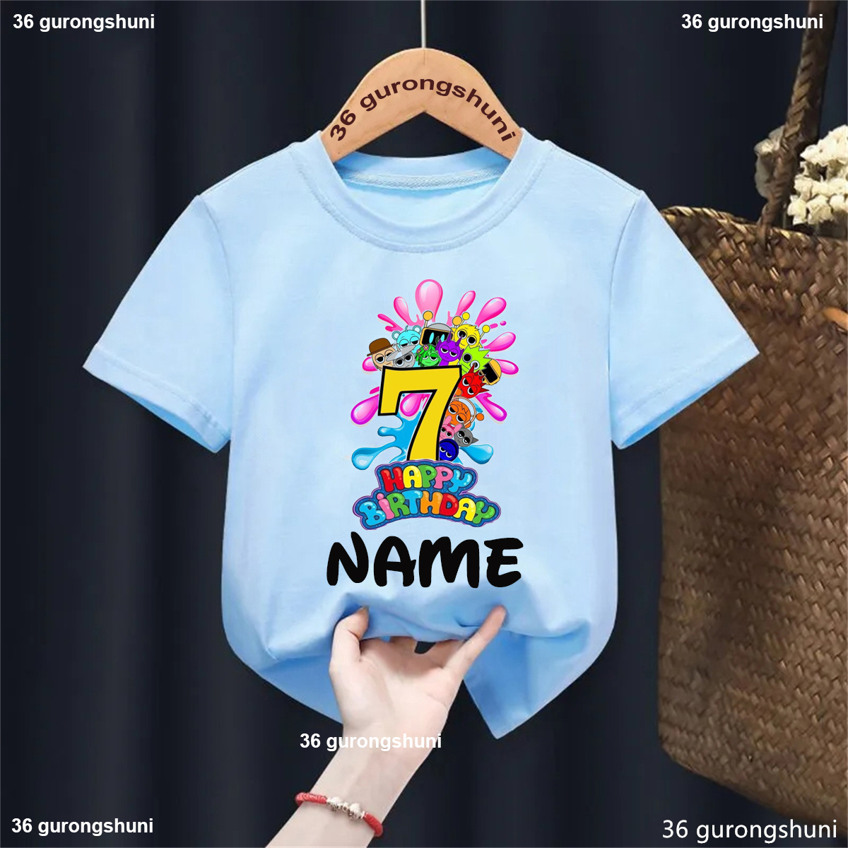 Party Games Name - Colorful 7th Happy Birthday Game Sprunki