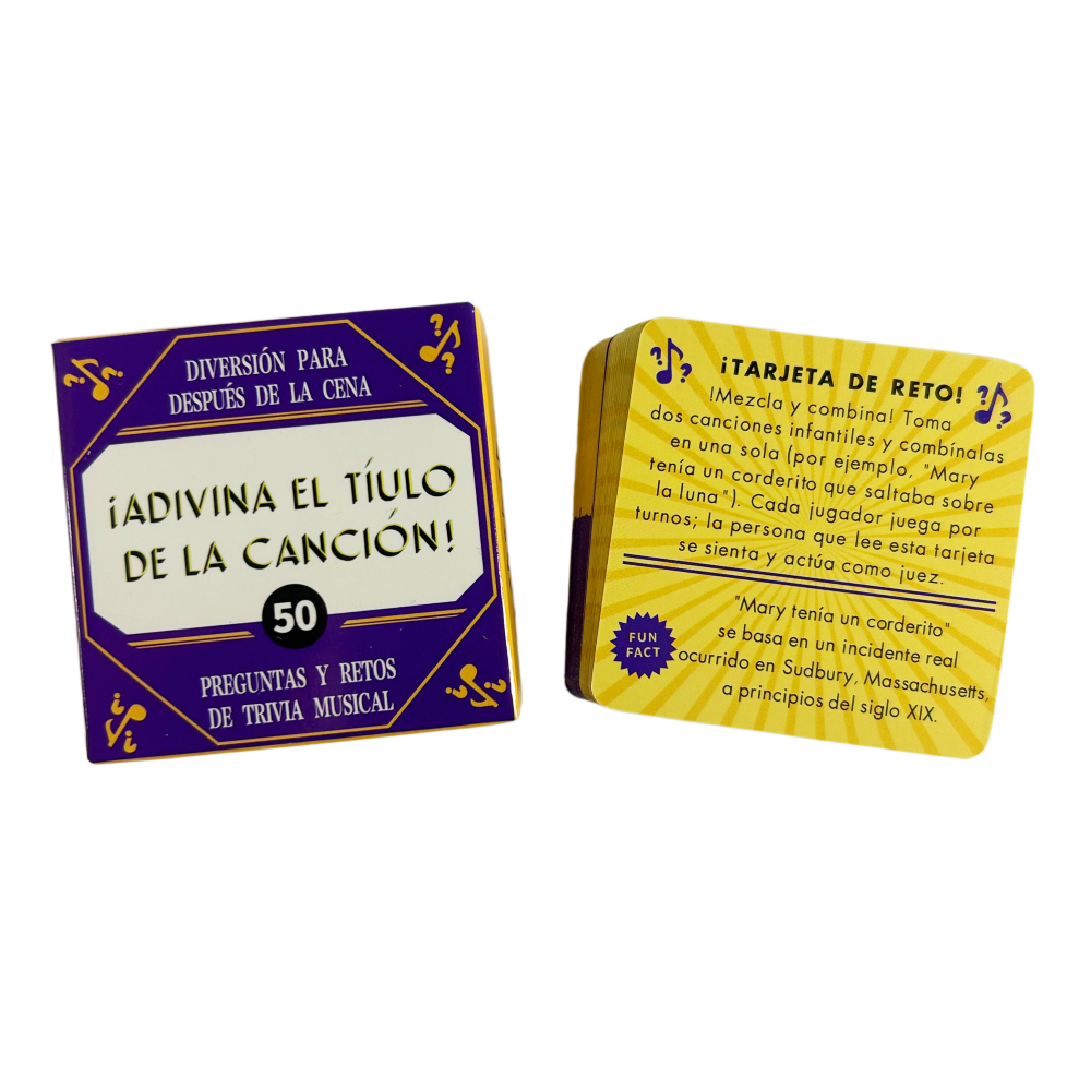 5.5x5.5cm Mini Size Spanish Wo - Party Games Name reseña y precio