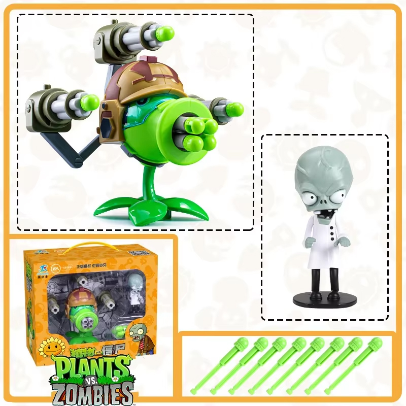 Plants Vs Zombies Gatlin Pea S - Zombie Party Games reseña y precio