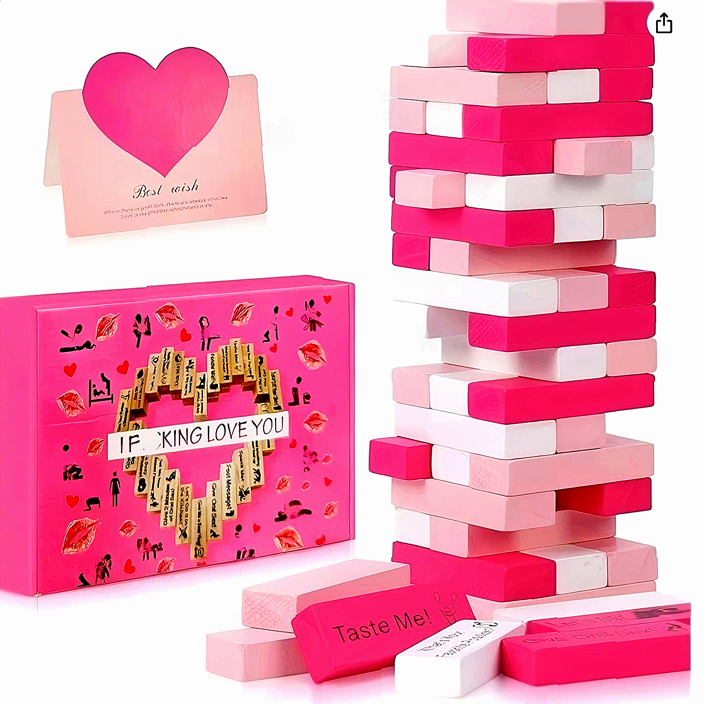 Block Tower Game For Couple Ac - Party Games Ideas For Adults reseña y precio