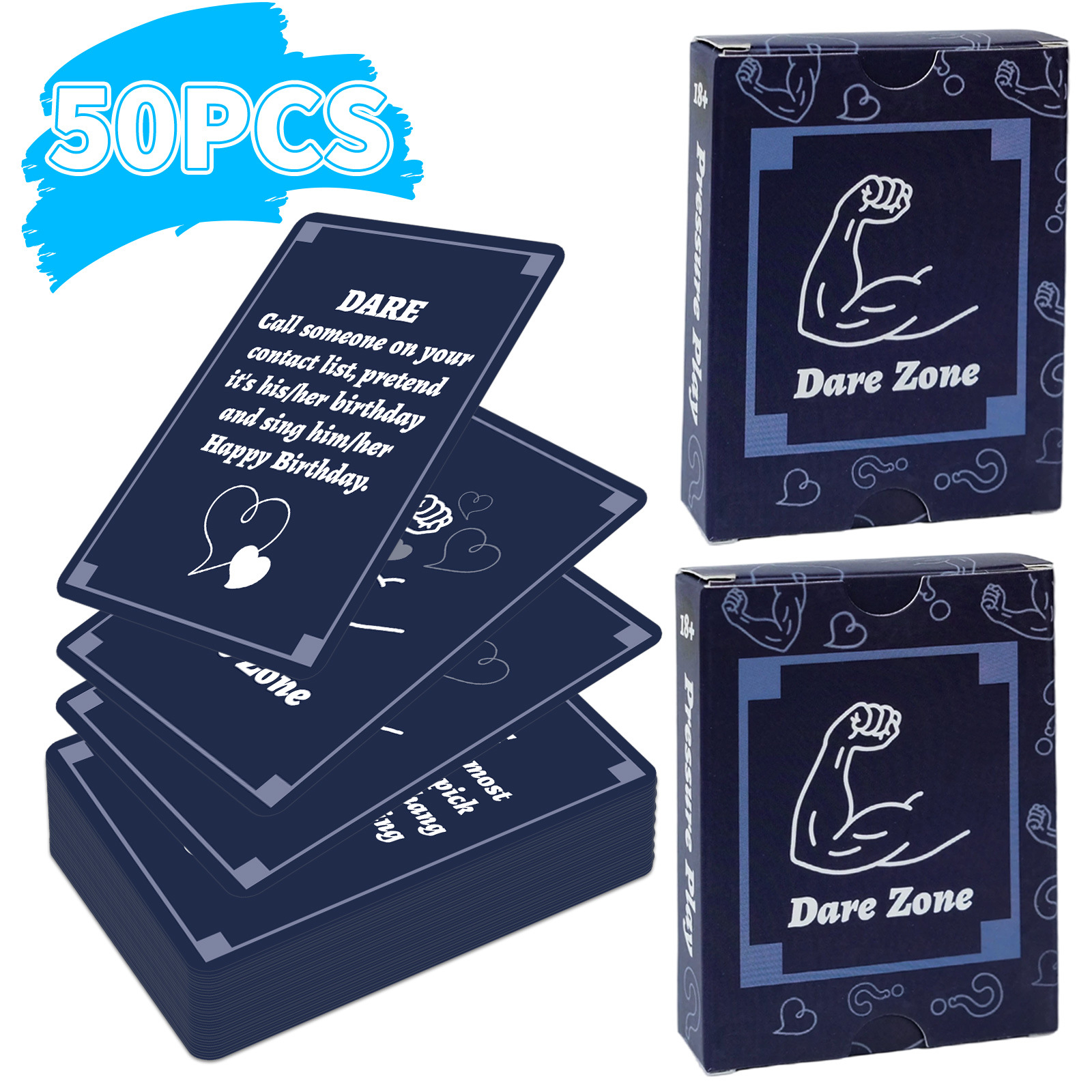 50Pcs Party Game Cards for Adu - Party Games Group reseña y precio