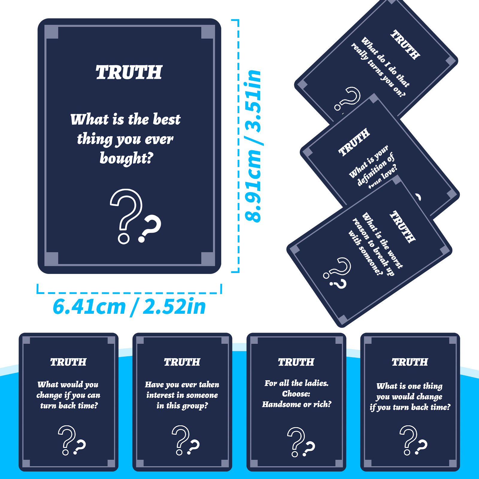 50Pcs Party Game Cards for Adu - Party Games Group reseña y precio