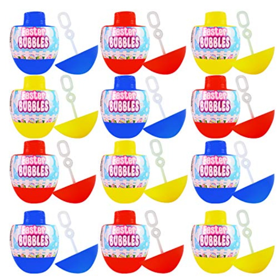 12 Easter Egg Bubble Wands for - Party Games Easter Egg reseña y precio