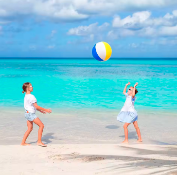 Colorful Inflatable Beach Ball - Party Games Summer reseña y precio