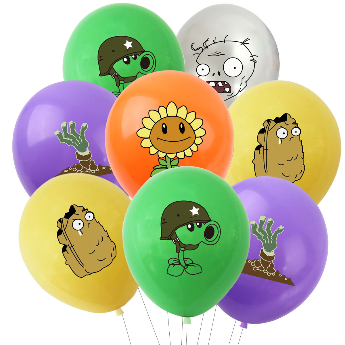 10Pcs 12inch Plants VS Zombies - Zombie Party Games reseña y precio