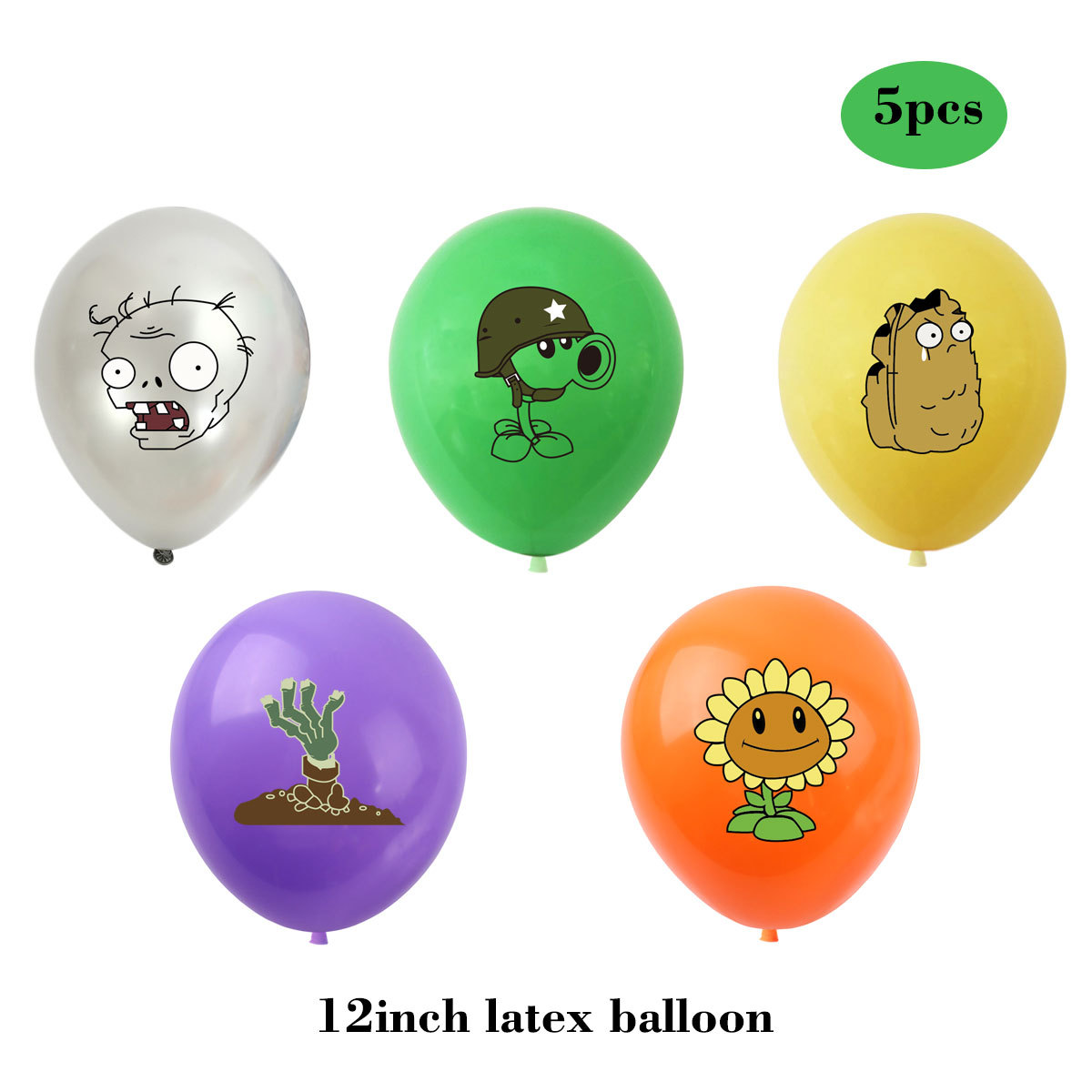 10Pcs 12inch Plants VS Zombies - Zombie Party Games reseña y precio