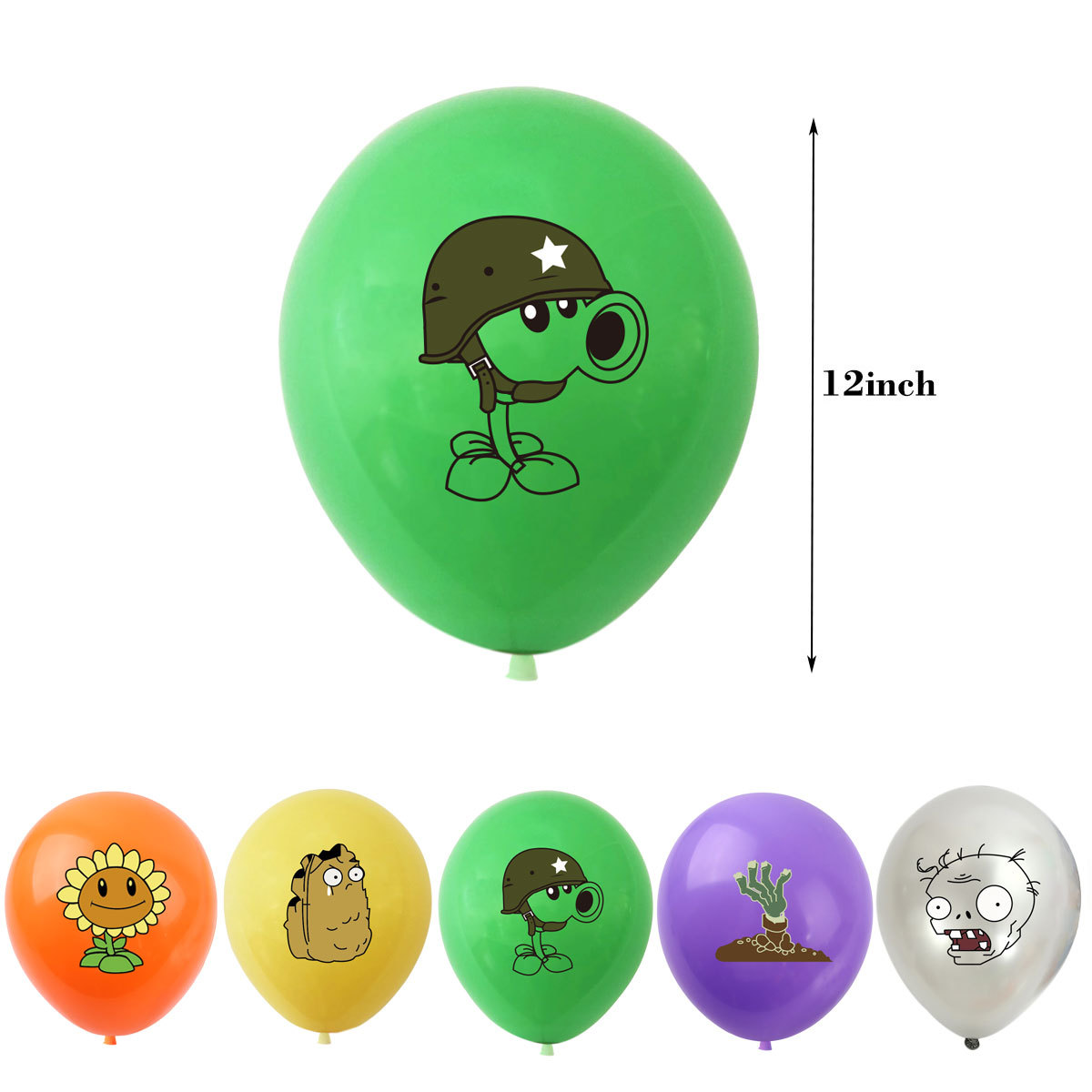 10Pcs 12inch Plants VS Zombies - Zombie Party Games reseña y precio