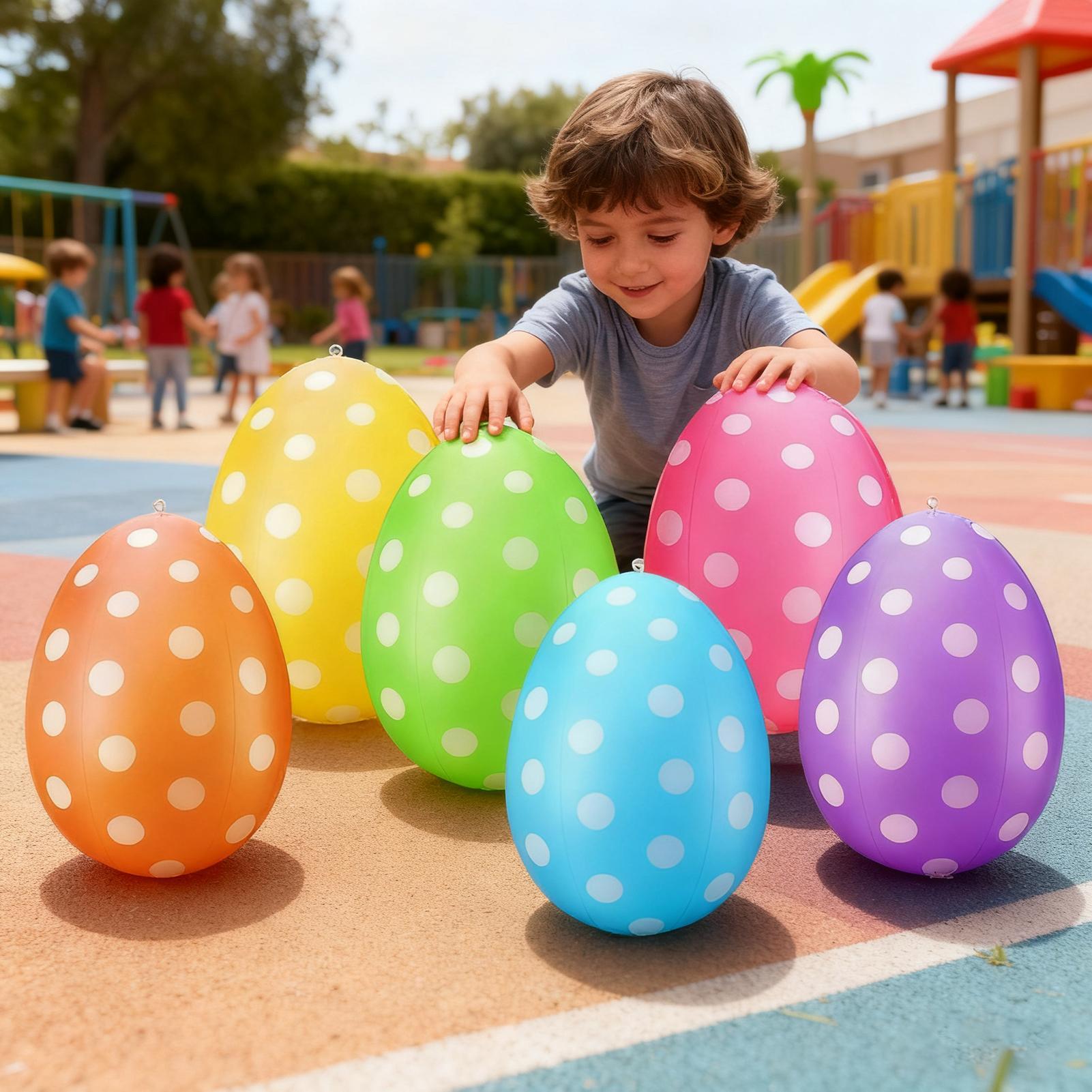 Inflatable Easter Eggs 6Pcs/se - Party Games Easter Egg reseña y precio