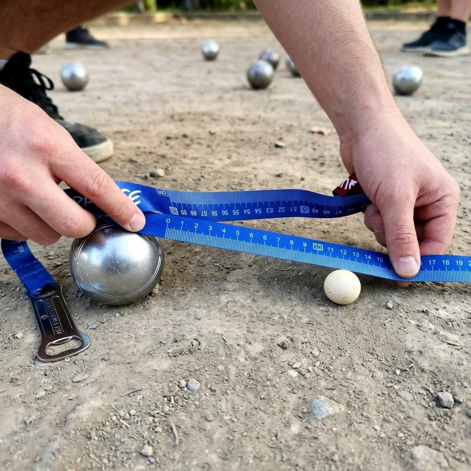 Bocce Ball Measuring Tool, wit - Bocce Ball Lawn reseña y precio