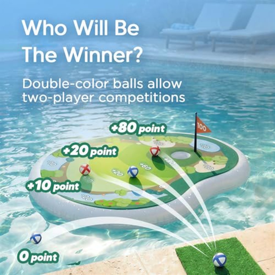 Inflatable Golf Pool Toys, Fun - Party Games Summer reseña y precio