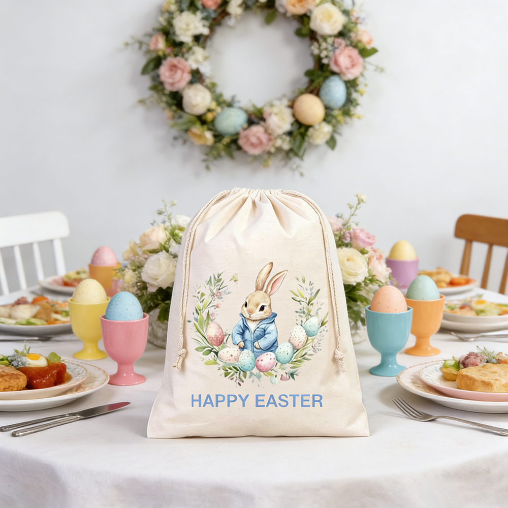 Happy Easter Large Gift Bag Cu - Party Games Easter Egg reseña y precio