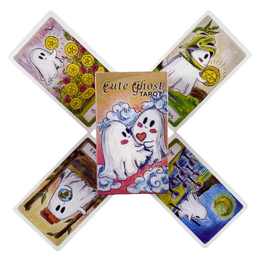 Cute Ghost Tarot Deck Toy Set  - Party Games Group reseña y precio