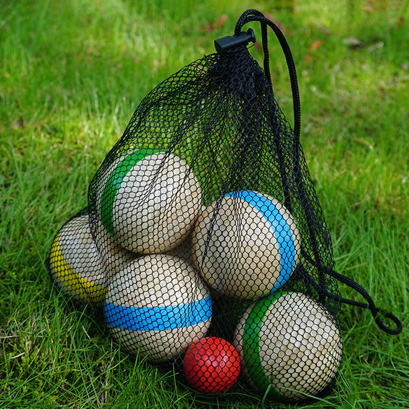 ^7Pcs Wood Bocce Balls Sports  - Bocce Ball Lawn reseña y precio