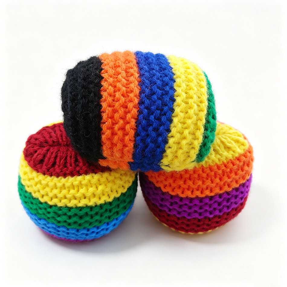 Hacky Sack Rainbow Striped Han - Party Games Group reseña y precio