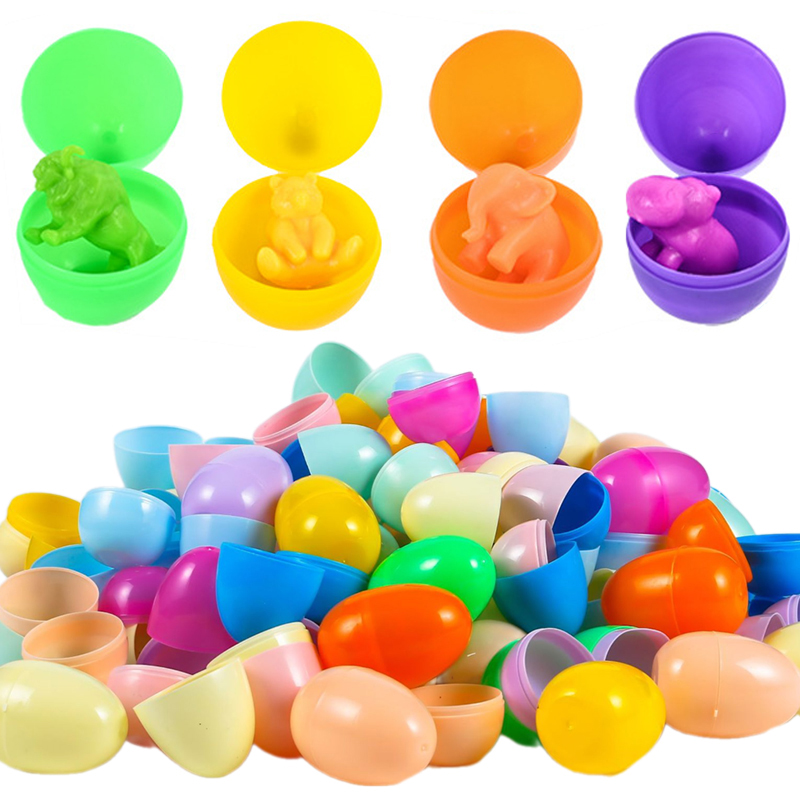 12/24Pcs Empty Easter Eggs Pla - Party Games Easter Egg reseña y precio