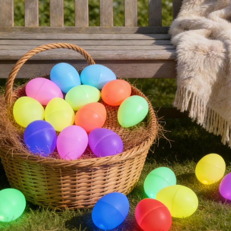 20/1pcs Luminous Easter Eggs w - Party Games Easter Egg reseña y precio