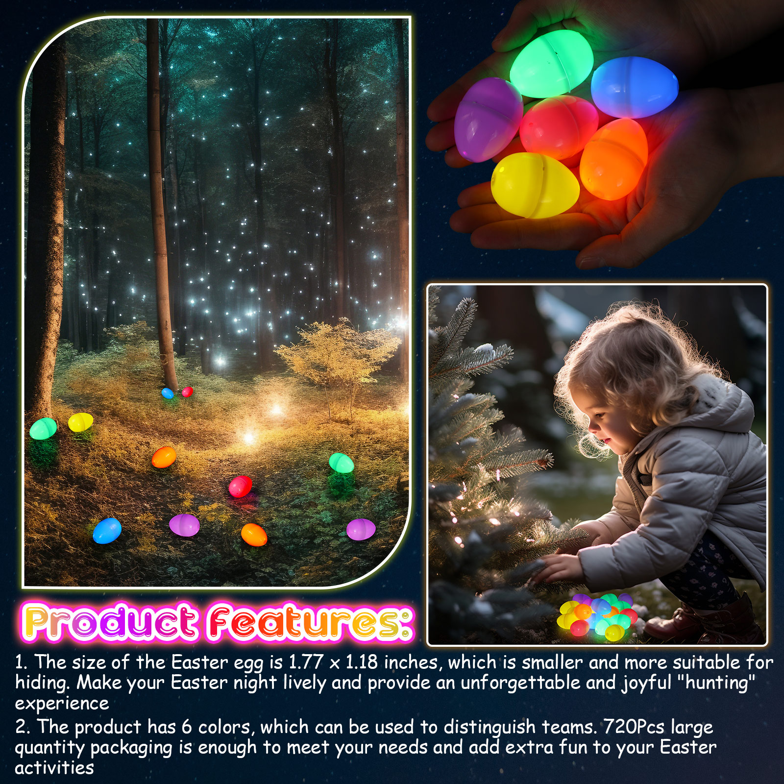 100-300Set Easter Eggs with Mi - Party Games Easter Egg reseña y precio
