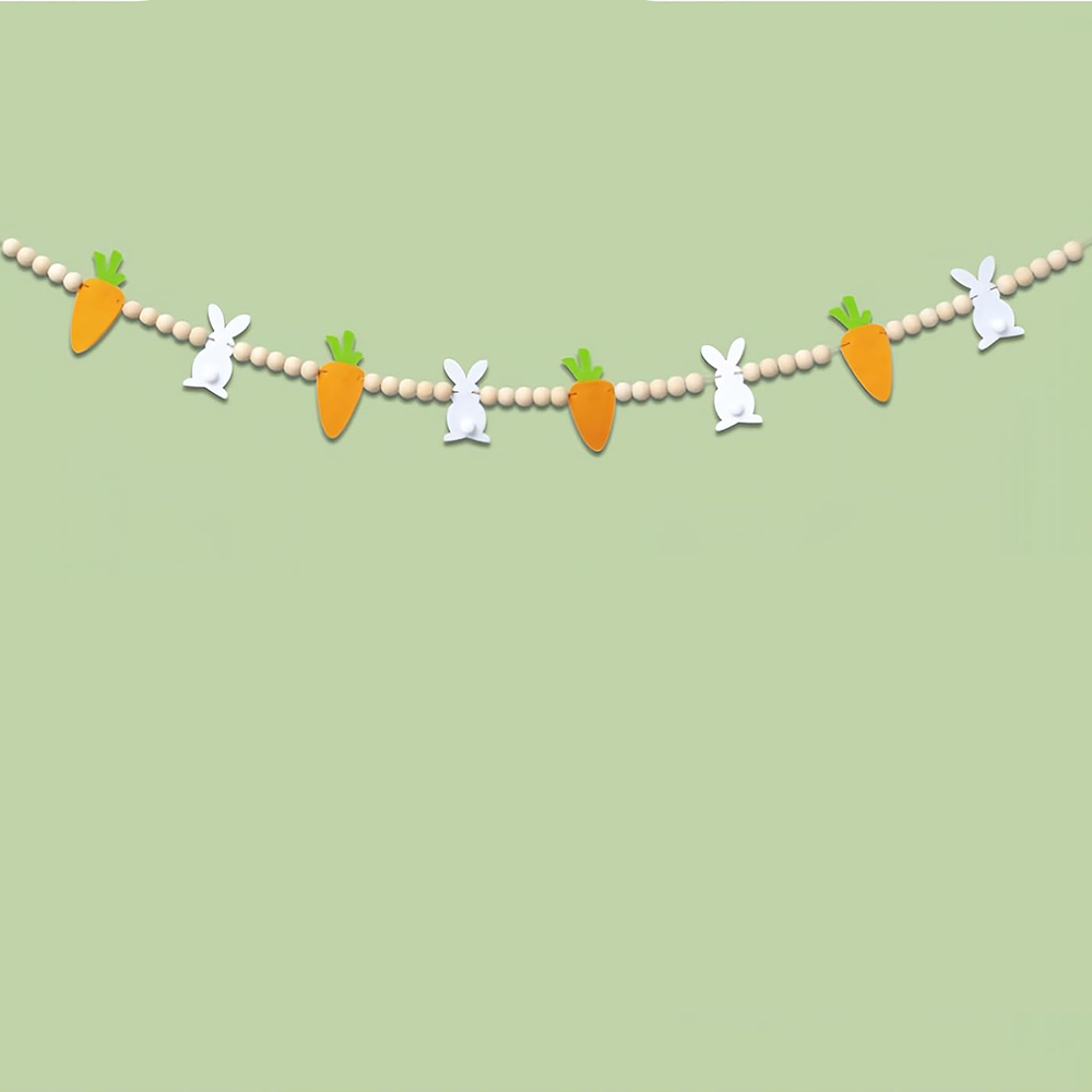 Bunny rabbit Carrot Garland ha - Party Games Easter Egg reseña y precio