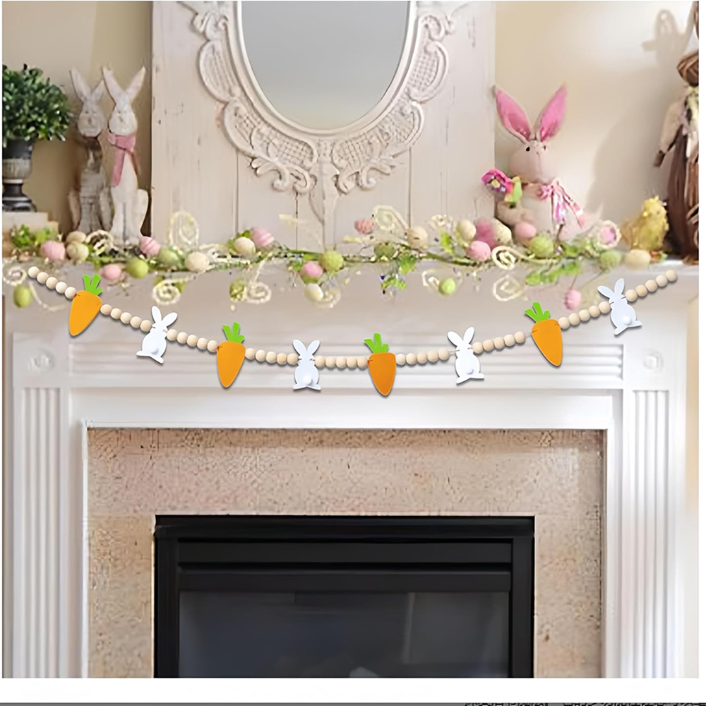 Bunny rabbit Carrot Garland ha - Party Games Easter Egg reseña y precio