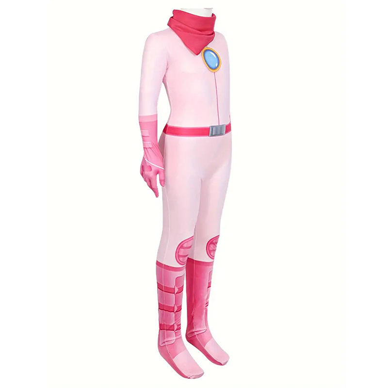 Girls Peach Princess Jumpsuit  - Party Games Group reseña y precio
