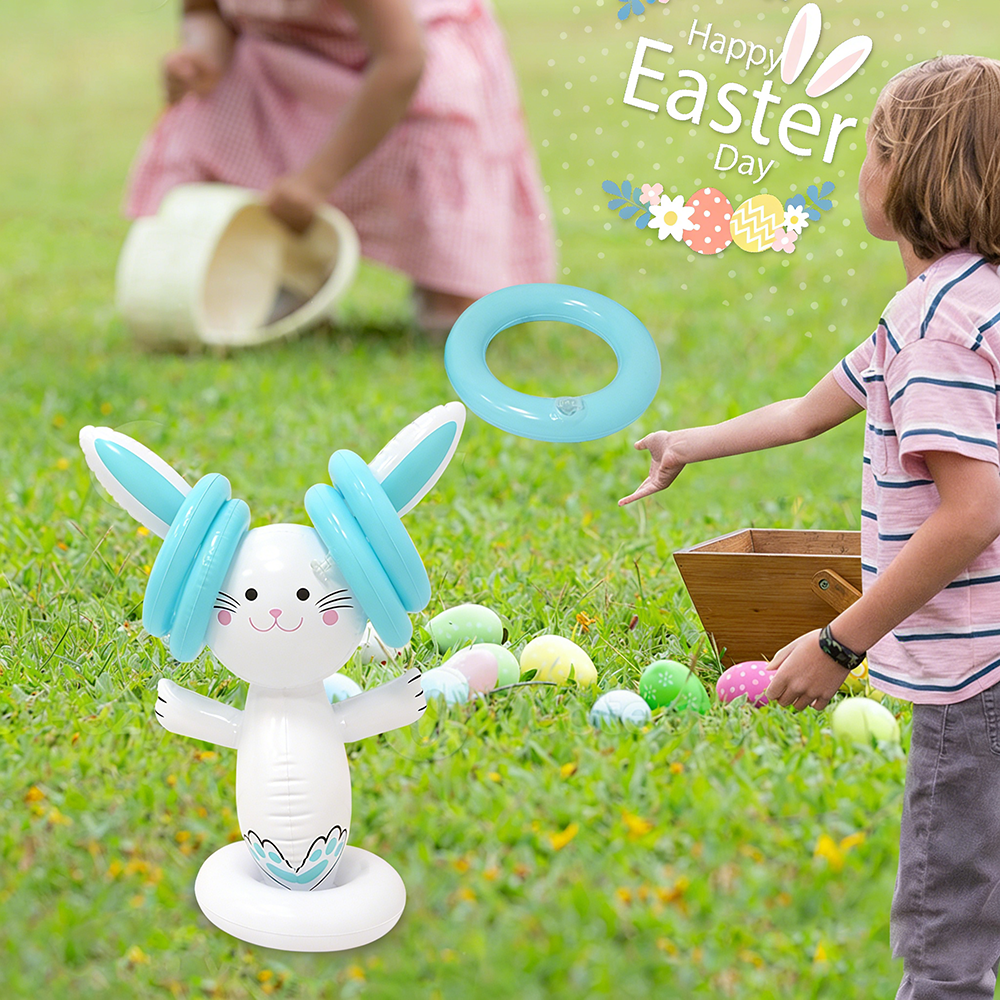 Easter Inflatable Bunny Ring T - Party Games Easter Egg reseña y precio