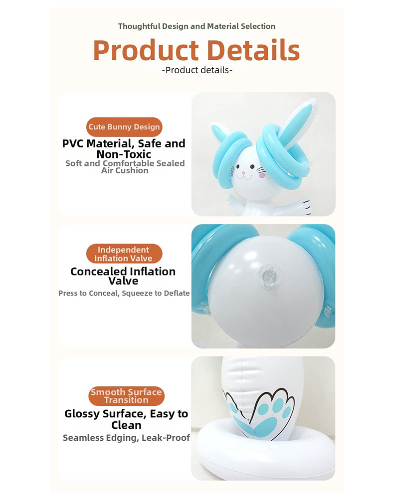 Easter Inflatable Bunny Ring T - Party Games Easter Egg reseña y precio