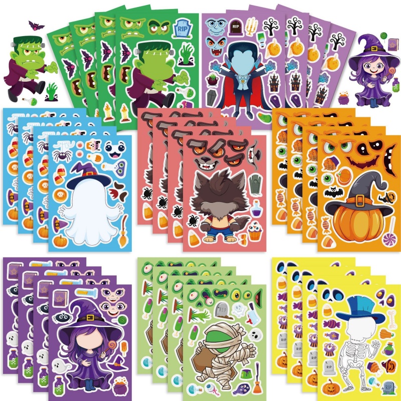 Halloween Party Games Stickers - Zombie Party Games reseña y precio