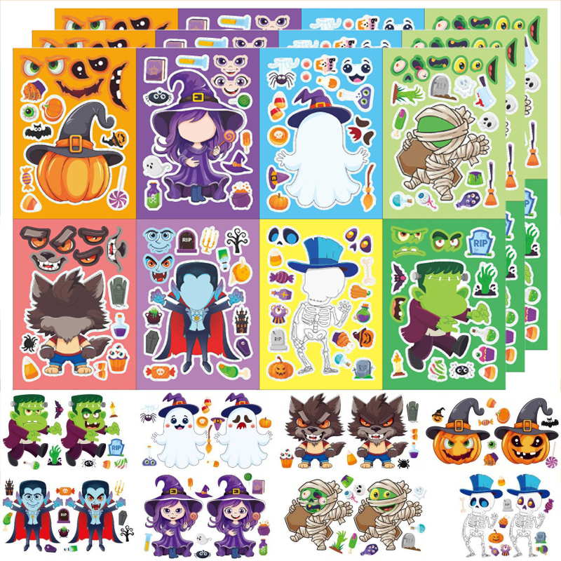 Halloween Party Games Stickers - Zombie Party Games reseña y precio