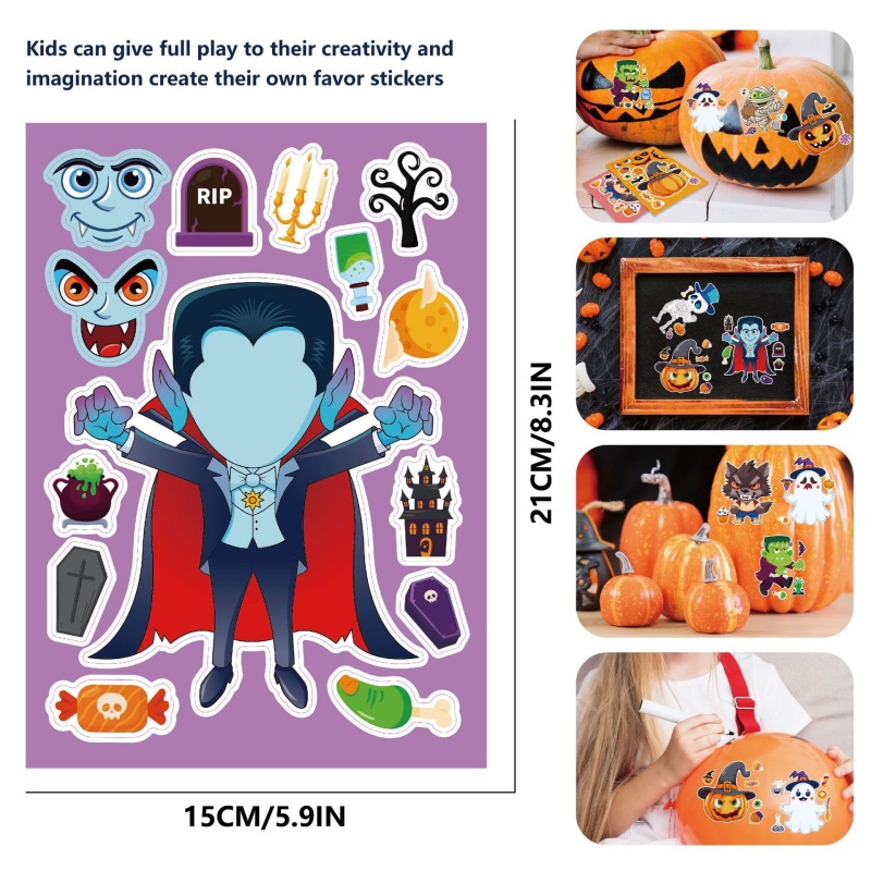 Halloween Party Games Stickers - Zombie Party Games reseña y precio