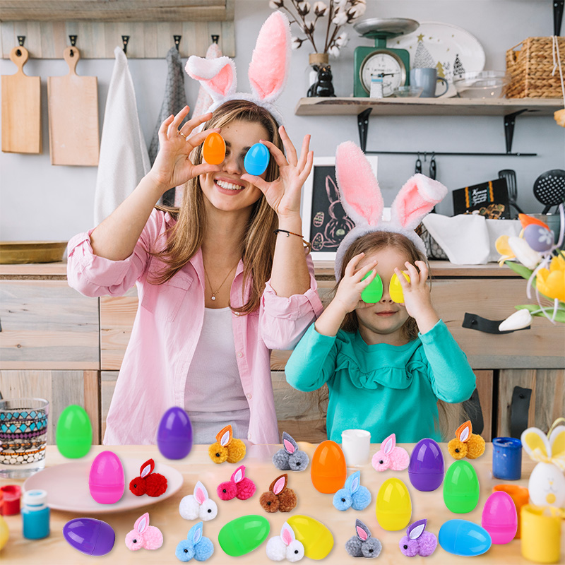 24Pcs Cute Easter Egg with Rab - Party Games Easter Egg reseña y precio