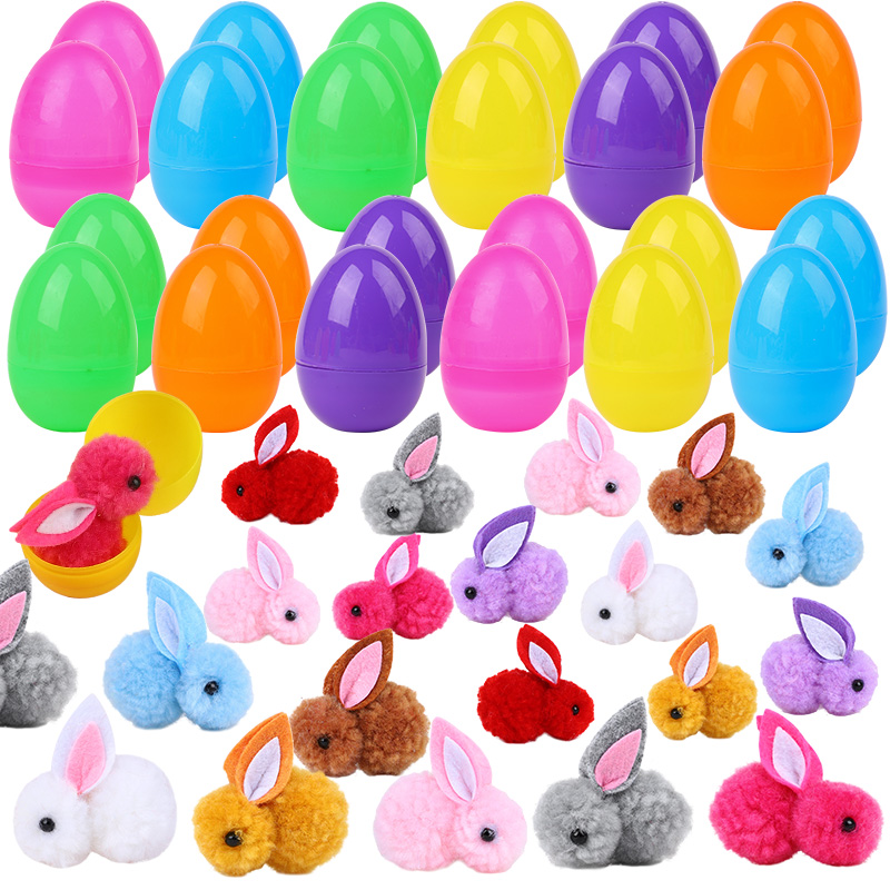 24Pcs Cute Easter Egg with Rab - Party Games Easter Egg reseña y precio