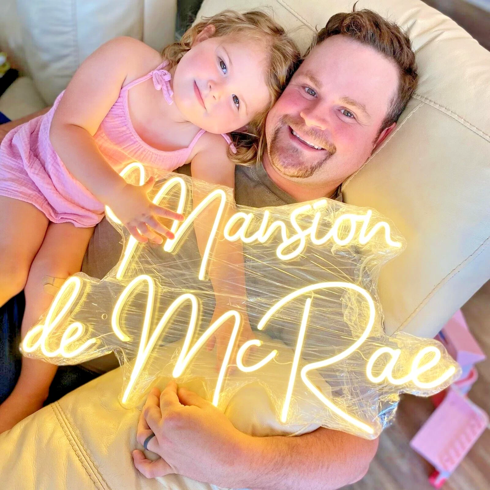 Custom Neon Sign Personalized  - Party Games Name reseña y precio
