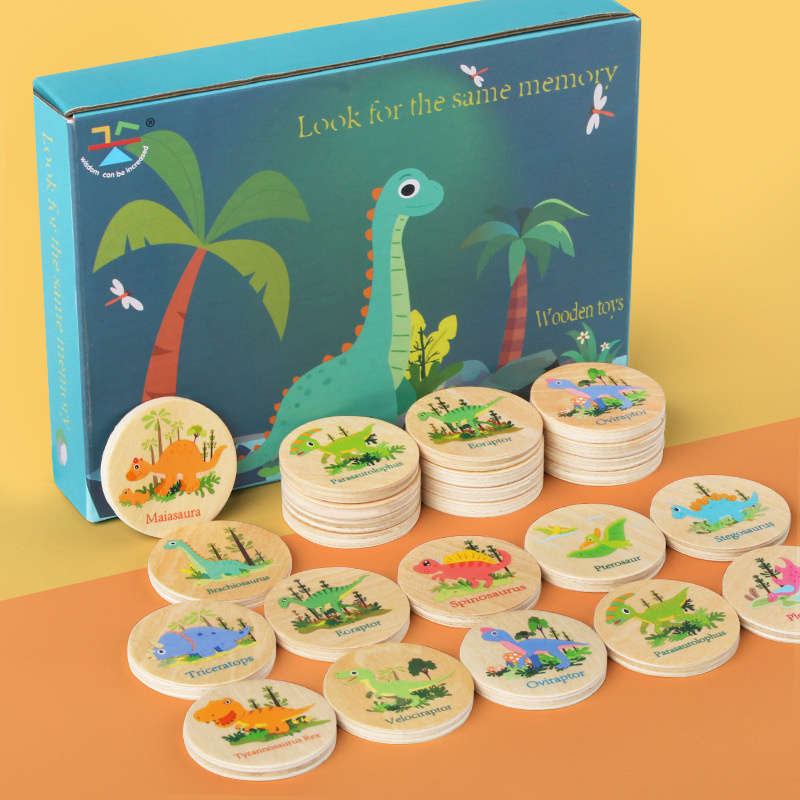 Memory Game Dinosaur Matching  - Party Games Summer reseña y precio
