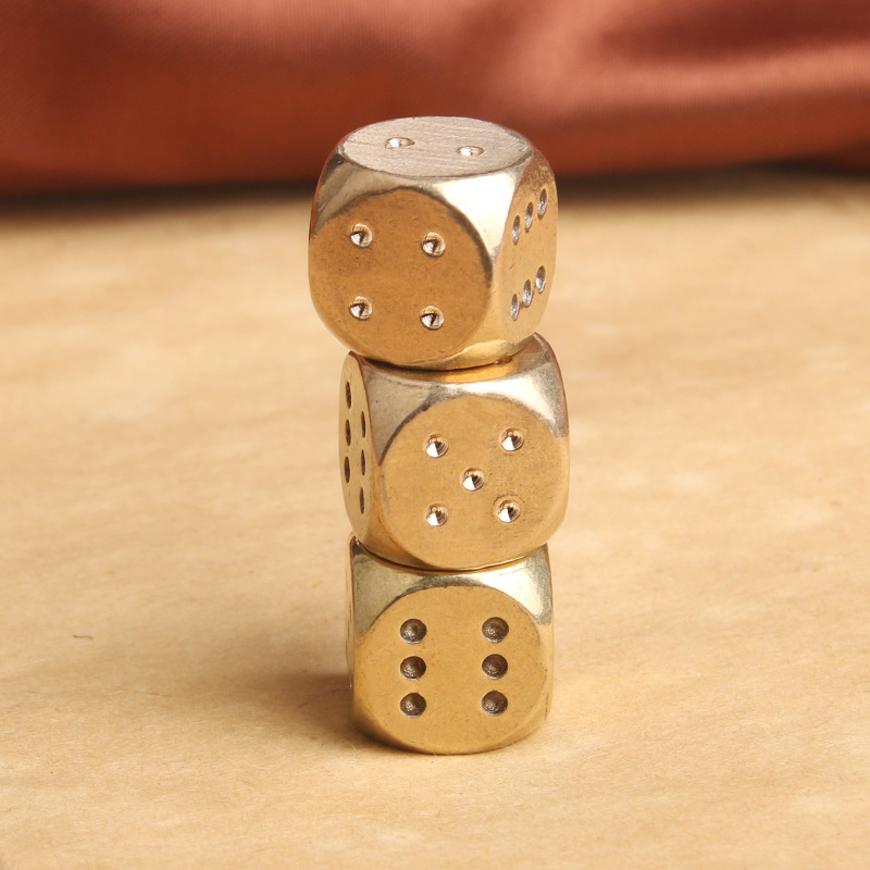 6PCS Metal Game Dice Stress Re - Party Games Ideas For Adults reseña y precio