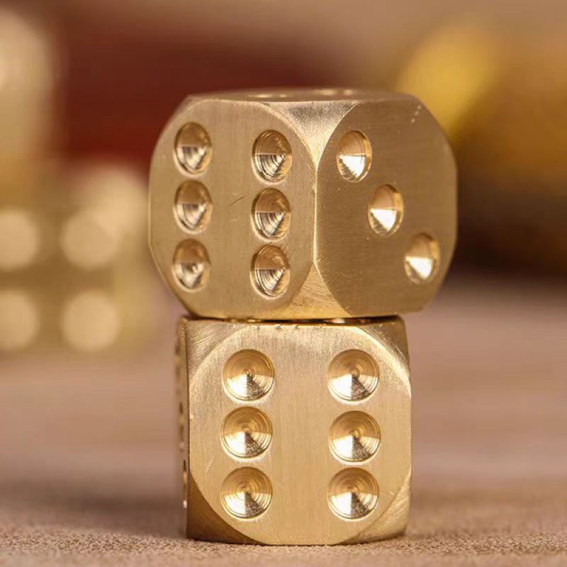 6PCS Metal Game Dice Stress Re - Party Games Ideas For Adults reseña y precio