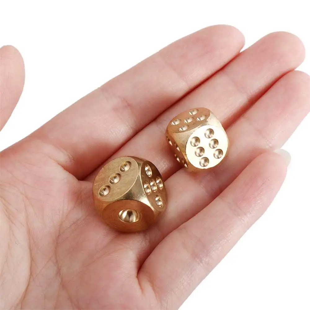 6PCS Metal Game Dice Stress Re - Party Games Ideas For Adults reseña y precio