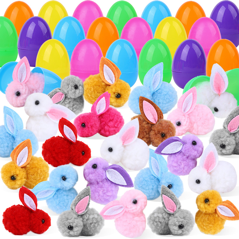 24/48Pcs Cute Easter Egg with  - Party Games Easter Egg reseña y precio