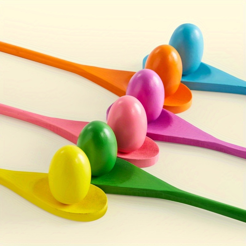 24 PCS Easter Egg and Spoon Ra - Party Games Easter Egg reseña y precio