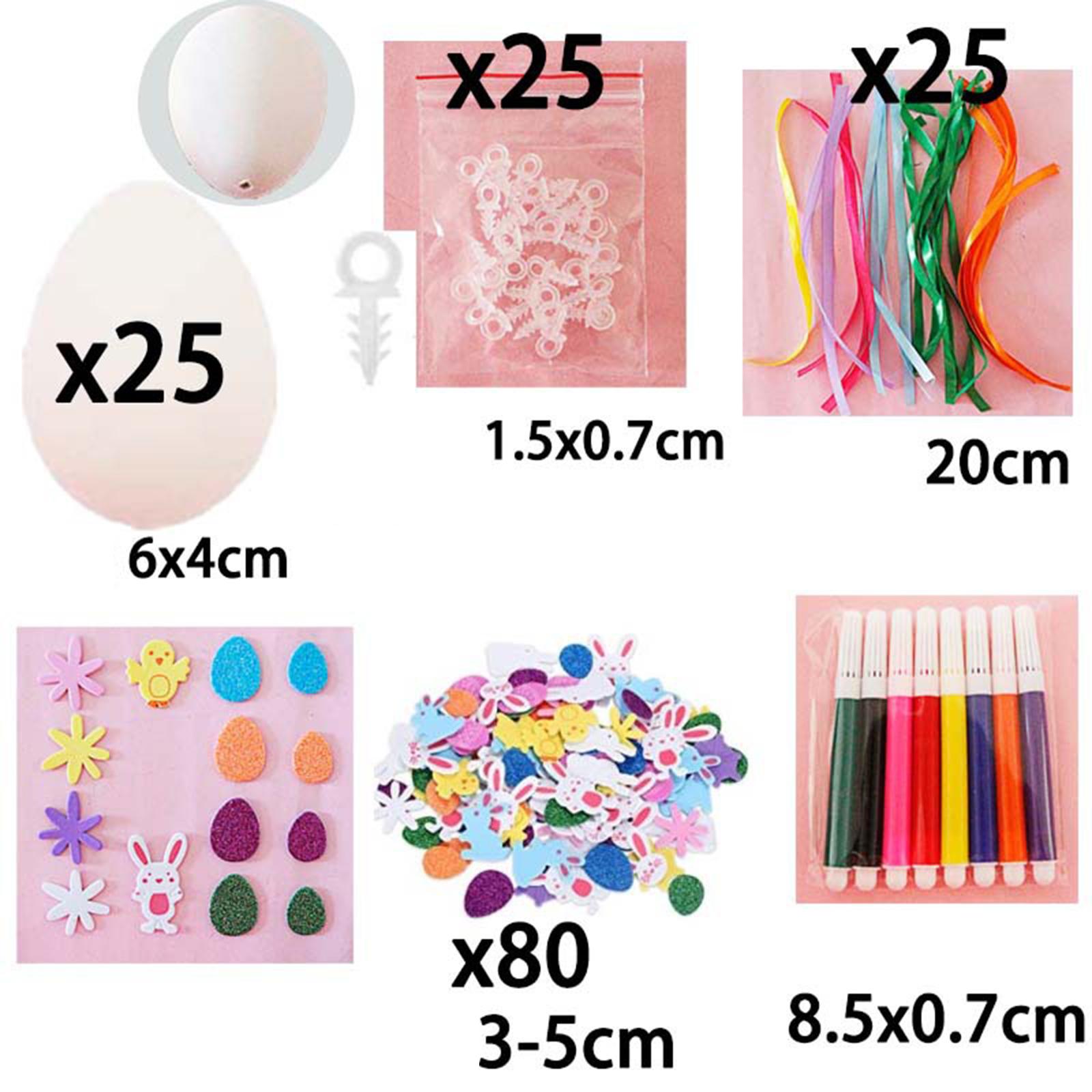 White Easter Eggs Blank Craft  - Party Games Easter Egg reseña y precio