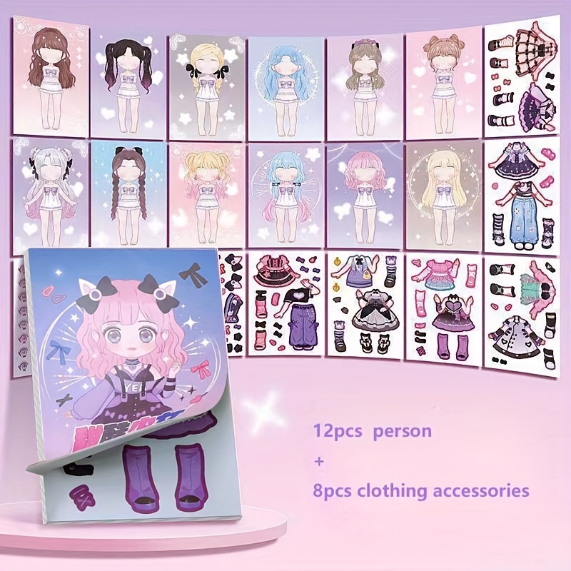 Dress Up Sticker Book Girl Sti - Book Party Games reseña y precio