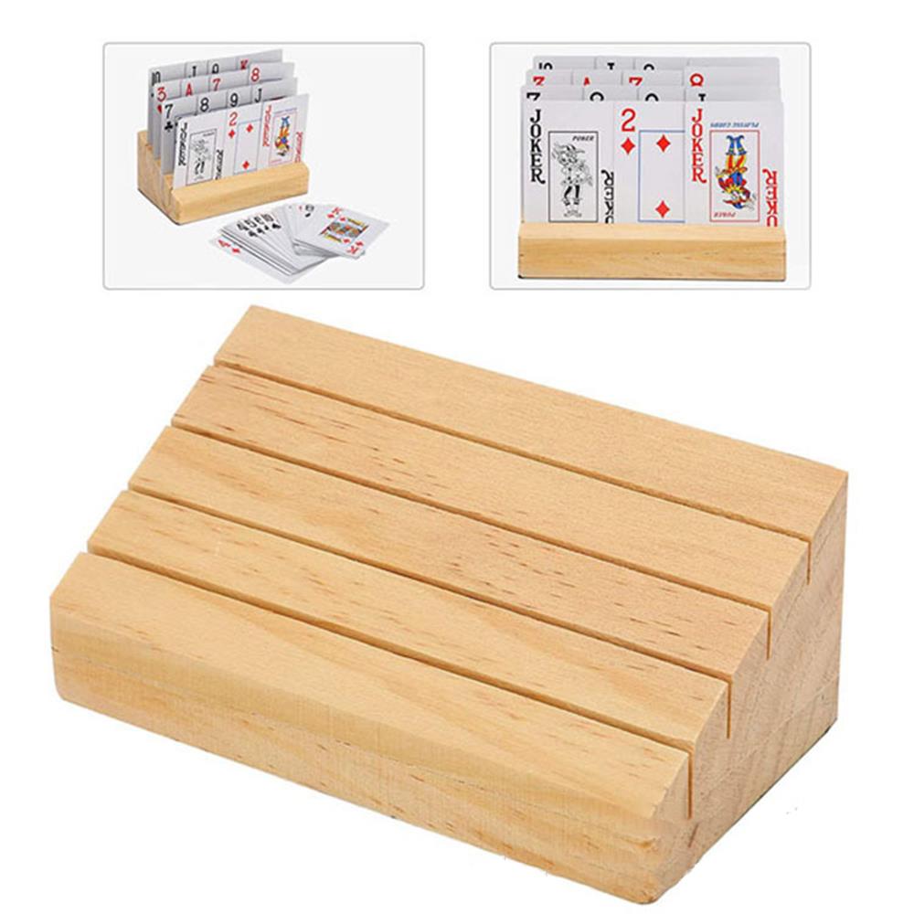 Hands-Free Wooden Playing Card - Book Party Games reseña y precio